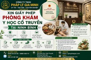 Xin giấy phép phòng khám y học cổ truyền tại Ninh Bình