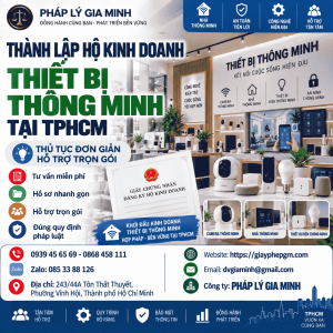 Thành lập hộ kinh doanh thiết bị thông minh tại TPHCM