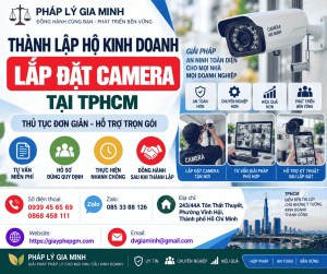 Thành lập hộ kinh doanh lắp đặt camera tại TPHCM