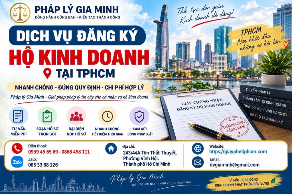 Dịch vụ đăng ký hộ kinh doanh tại TPHCM