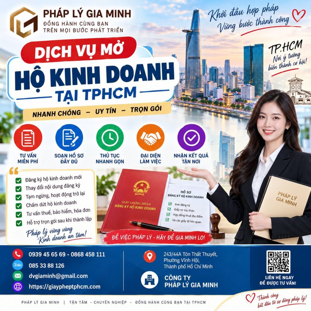 Dịch vụ mở hộ kinh doanh tại TPHCM