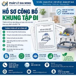 Hồ sơ công bố khung tập đi
