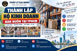 Thành lập hộ kinh doanh bán buôn tại TPHCM