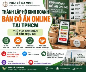 Thành lập hộ kinh doanh bán đồ ăn online tại TPHCM