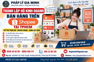 Thành lập hộ kinh doanh bán hàng trên Shopee tại TPHCM