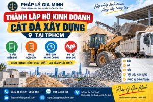 Thành lập hộ kinh doanh cát đá xây dựng tại TPHCM