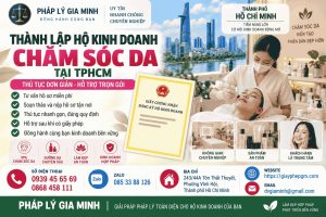 Thành lập hộ kinh doanh chăm sóc da tại TPHCM