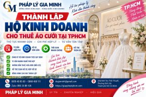 Thành lập hộ kinh doanh cho thuê áo cưới tại TPHCM