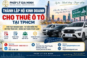 Thành lập hộ kinh doanh cho thuê ô tô tại TPHCM