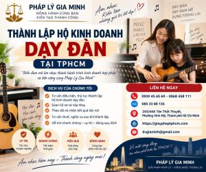 Thành lập hộ kinh doanh dạy đàn tại TPHCM