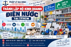 Thành lập hộ kinh doanh điện nước tại TPHCM
