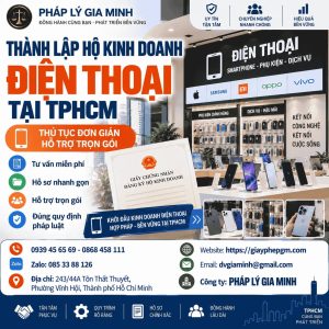 Thành lập hộ kinh doanh điện thoại tại TPHCM