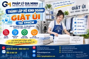 Thành lập hộ kinh doanh giặt ủi tại TPHCM