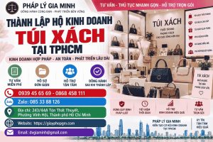Thành lập hộ kinh doanh túi xách tại TPHCM