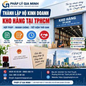 Thành lập hộ kinh doanh kho hàng tại TPHCM