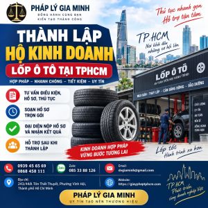 Thành lập hộ kinh doanh lốp ô tô tại TPHCM