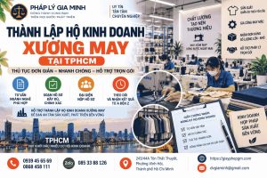 Thành lập hộ kinh doanh xưởng may tại TPHCM