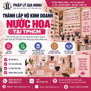 Thành lập hộ kinh doanh nước hoa tại TPHCM