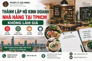 Thành lập hộ kinh doanh nhà hàng tại TPHCM