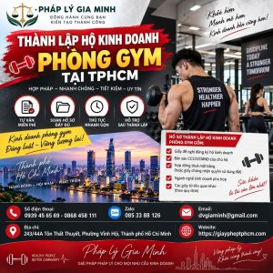 Thành lập hộ kinh doanh phòng gym tại TPHCM