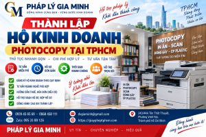 Thành lập hộ kinh doanh photocopy tại TPHCM
