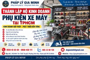 Thành lập hộ kinh doanh phụ kiện xe máy tại TPHCM