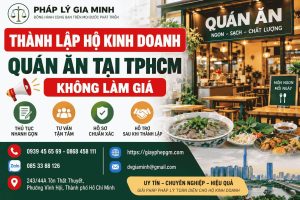 Thành lập hộ kinh doanh quán ăn tại TPHCM