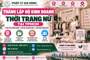 Thành lập hộ kinh doanh thời trang nữ tại TPHCM