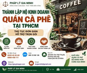 Thành lập hộ kinh doanh quán cà phê tại TPHCM