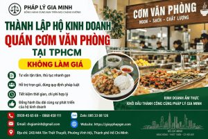 Thành lập hộ kinh doanh quán cơm văn phòng tại TPHCM