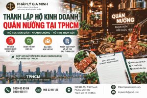 Thành lập hộ kinh doanh quán nướng tại TPHCM