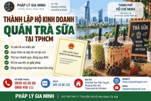 Thành lập hộ kinh doanh quán trà sữa tại TPHCM