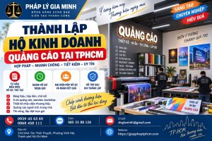 Thành lập hộ kinh doanh quảng cáo tại TPHCM