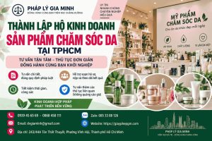 Thành lập hộ kinh doanh sản phẩm chăm sóc da tại TPHCM