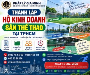 Thành lập hộ kinh doanh sân thể thao tại TPHCM