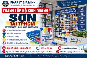Thành lập hộ kinh doanh sơn tại TPHCM