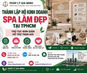 Thành lập hộ kinh doanh spa làm đẹp tại TPHCM