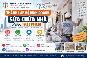 Thành lập hộ kinh doanh sửa chữa nhà tại TPHCM