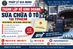Thành lập hộ kinh doanh sửa chữa ô tô tại TPHCM