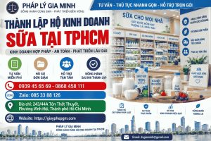 Thành lập hộ kinh doanh sữa tại TPHCM