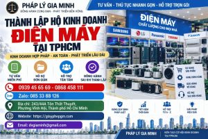 Thành lập hộ kinh doanh thiết bị điện tử tại TPHCM