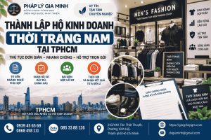 Thành lập hộ kinh doanh thời trang nam tại TPHCM