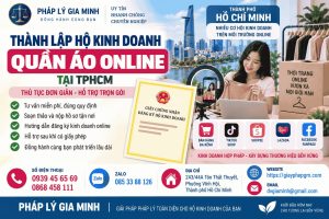 Thành lập hộ kinh doanh quần áo online tại TPHCM