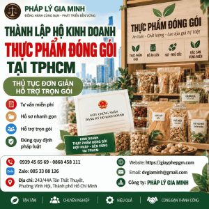Thành lập hộ kinh doanh thực phẩm đóng gói tại TPHCM