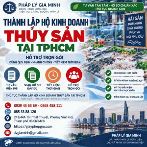 Thành lập hộ kinh doanh thủy sản tại TPHCM