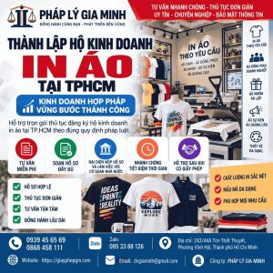 Thành lập hộ kinh doanh in áo tại TPHCM
