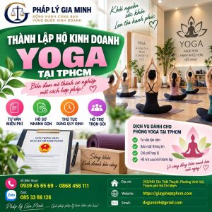 Thành lập hộ kinh doanh yoga tại TPHCM